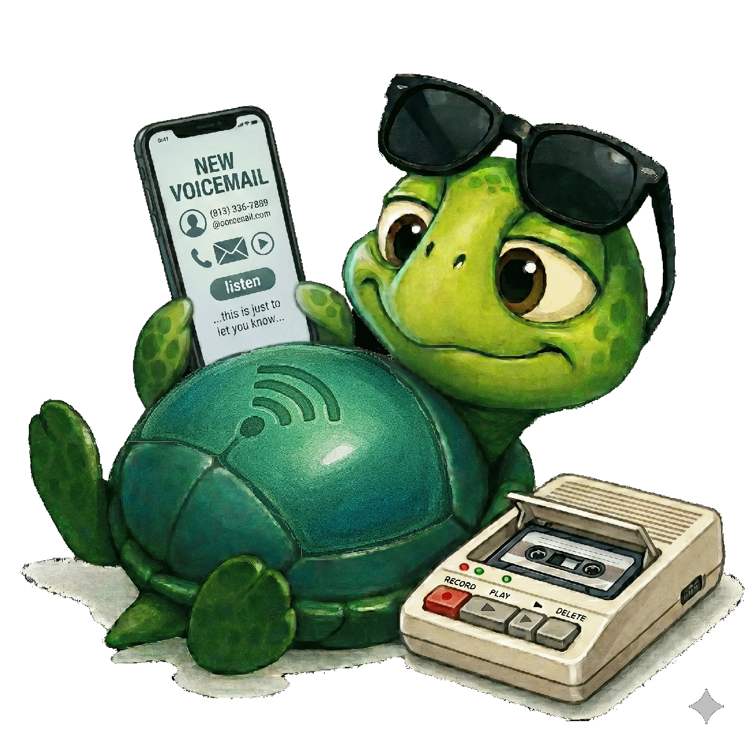 HonuFon voicemail turtle